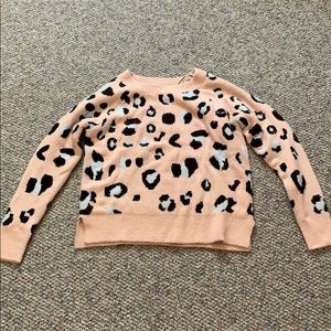 Cheetah Print Sweater